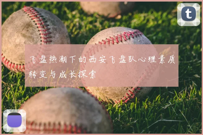 飞盘热潮下的西安飞盘队心理素质转变与成长探索